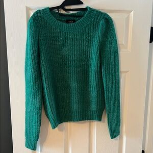 Vici Green Crew Neck Sweater